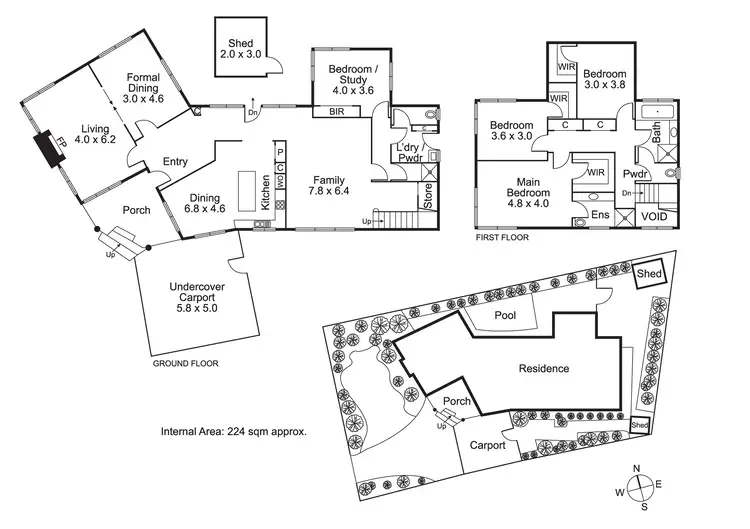 Floorplan of Homely house listing, 4 Wells Rd, Beaumaris VIC 3193