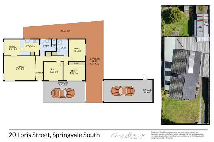 Floorplan of Homely house listing, 20 Loris St, Springvale South VIC 3172