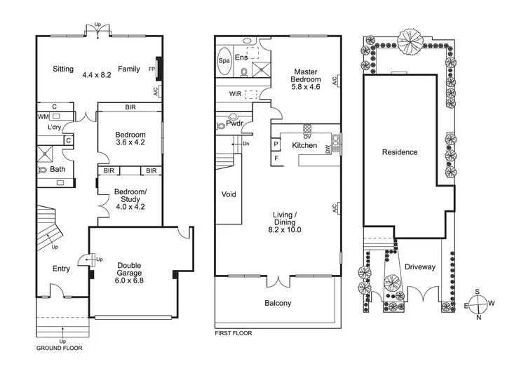 Floorplan of Homely townhouse listing, 21 Chatsworth Avenue, Brighton VIC 3186