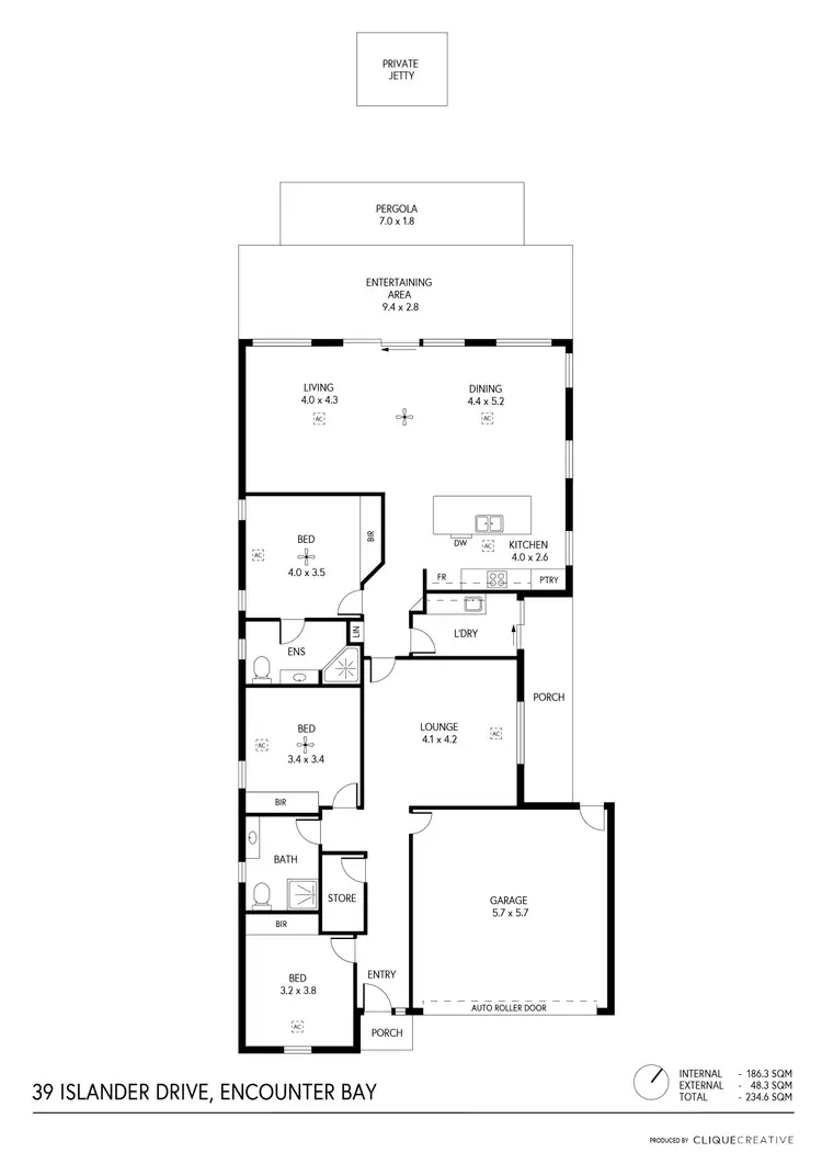 Floorplan of Homely house listing, 39 Islander Dr, Encounter Bay SA 5211
