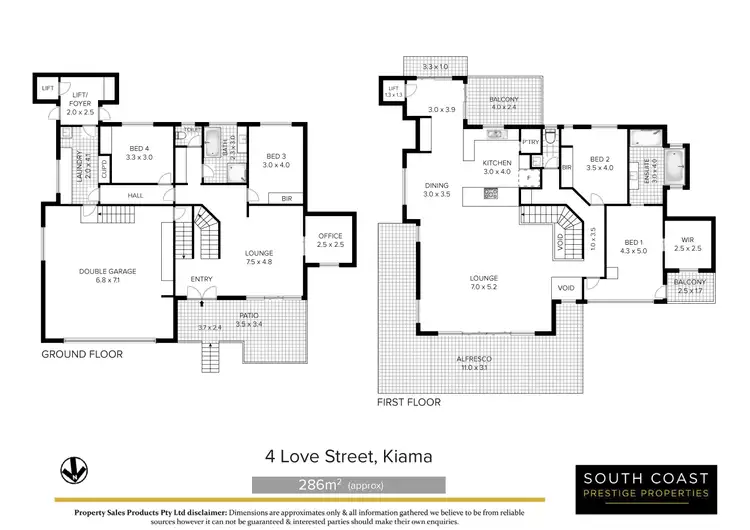 Floorplan of Homely house listing, 4 Love Street, Kiama NSW 2533