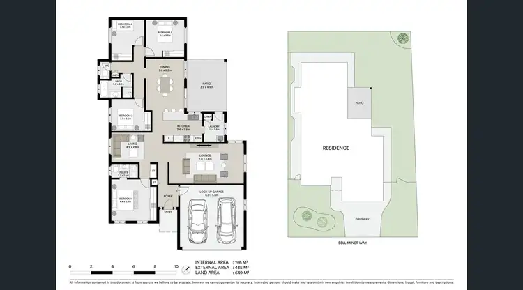 Floorplan of Homely house listing, 5 Bell Miner Way, Bohle Plains QLD 4817
