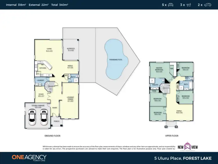 Floorplan of Homely house listing, 5 Uluru Pl, Forest Lake QLD 4078