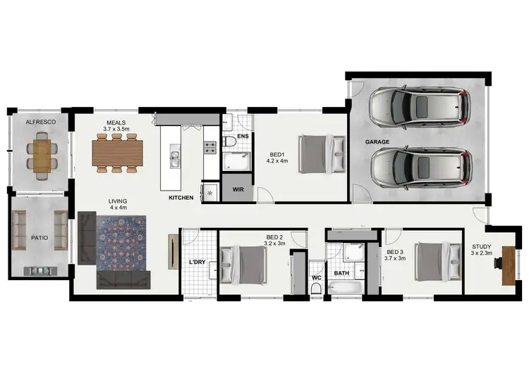 Floorplan of Homely house listing, 66 Giancarlo Cres, Doolandella QLD 4077