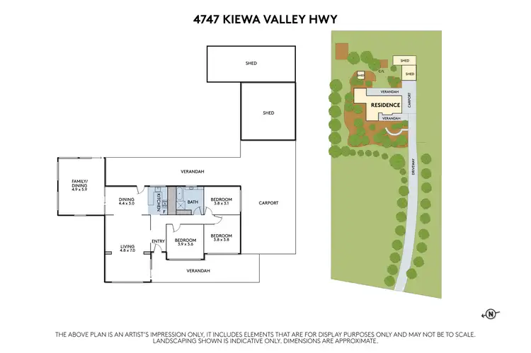 Floorplan of Homely rural property listing, 4747 Kiewa Valley Hwy, Dederang VIC 3691