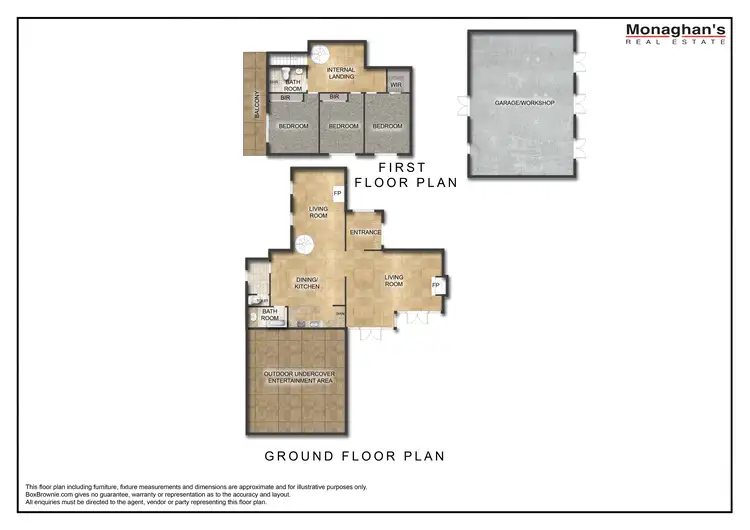 Floorplan of Homely house listing, 124 Hurst Rd, Stawell VIC 3380