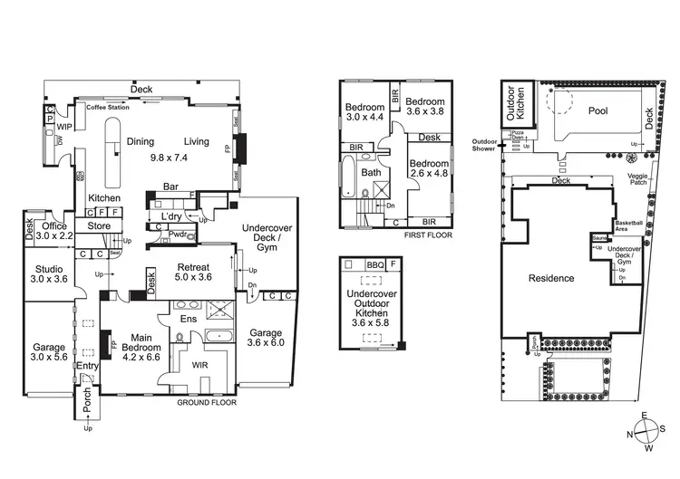 Floorplan of Homely house listing, 58 Shasta Avenue, Brighton East VIC 3187