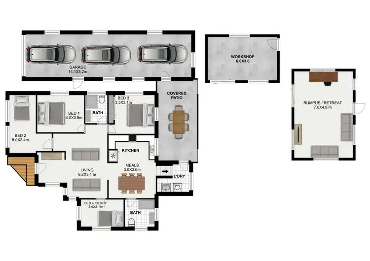 Floorplan of Homely house listing, 15A Briggs Rd, Ipswich QLD 4305
