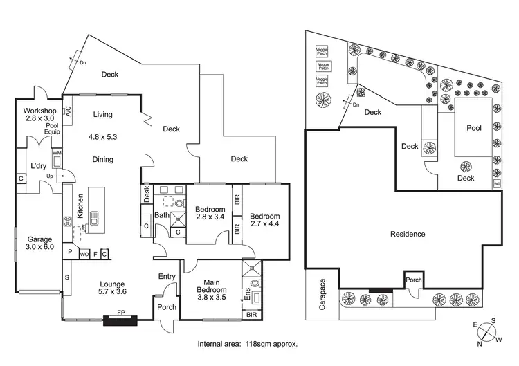 Floorplan of Homely house listing, 3 Robyn Court, Brighton VIC 3186
