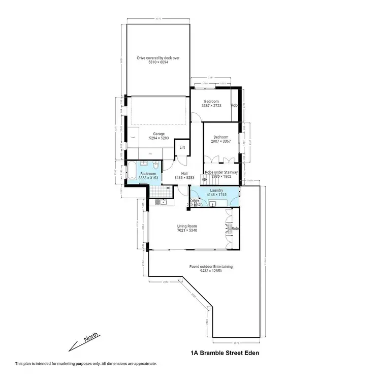 Floorplan of Homely house listing, 1A Bramble St, Eden NSW 2551