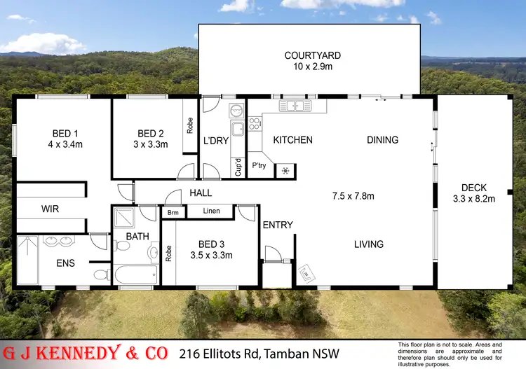 Floorplan of Homely house listing, 216 Elliots Rd, Tamban NSW 2441