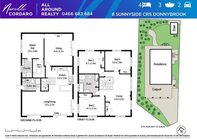 Floorplan of Homely house listing, 8 Sunnyside Crescent, Donnybrook QLD 4510