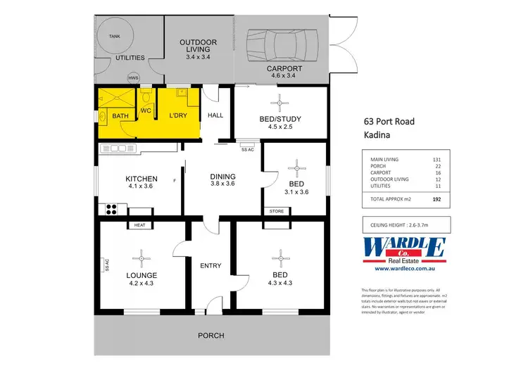 Floorplan of Homely house listing, 63 Port Rd, Kadina SA 5554