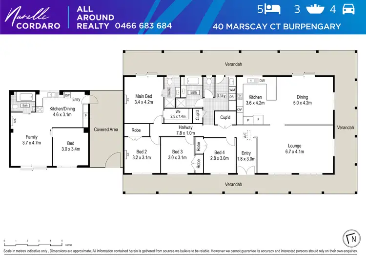 Floorplan of Homely house listing, 40 Marscay Ct, Burpengary QLD 4505