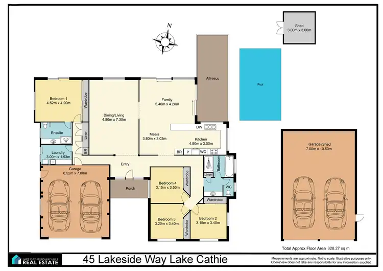 Floorplan of Homely house listing, 45 Lakeside Way, Lake Cathie NSW 2445
