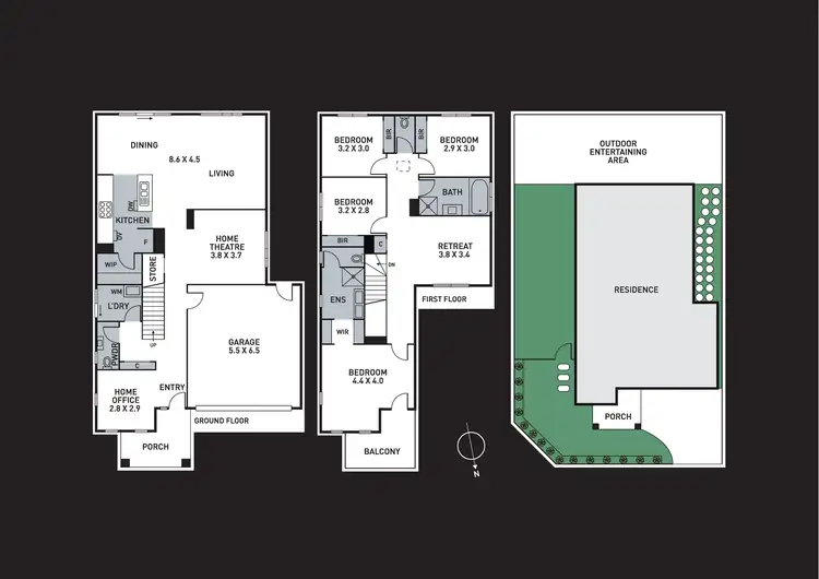 Floorplan of Homely house listing, 1 Heller Road, Officer VIC 3809