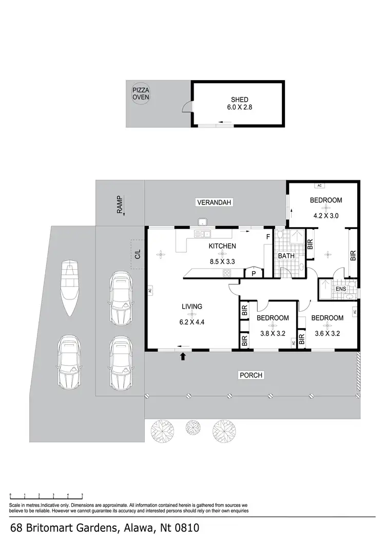 Floorplan of Homely house listing, 68 Britomart Gardens, Alawa NT 810