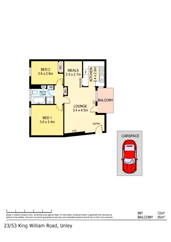 Floorplan of Homely apartment listing, Unit 23/53 King William Road, Unley SA 5061