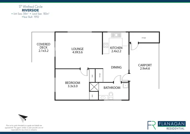 Floorplan of Homely unit listing, 18 Winifred Cir, Riverside TAS 7250
