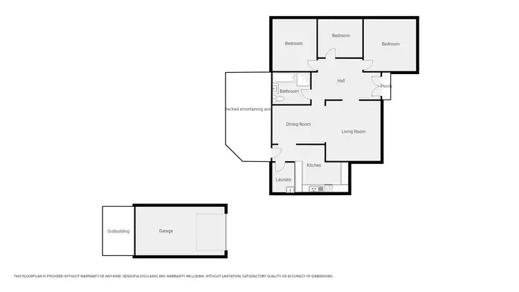 Floorplan of Homely house listing, 13 Cooper St, Stawell VIC 3380