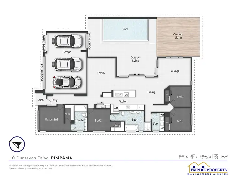 Floorplan of Homely house listing, 10 Dunraven Dr, Pimpama QLD 4209