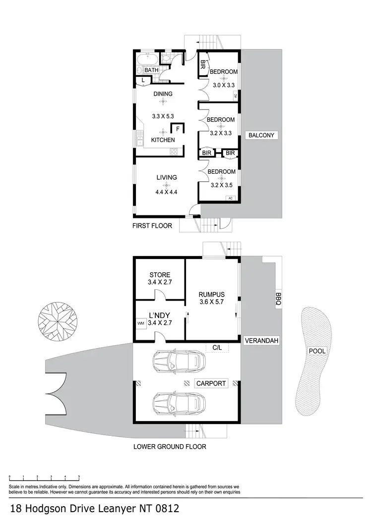 Floorplan of Homely house listing, 18 Hodgson Drive, Leanyer NT 812