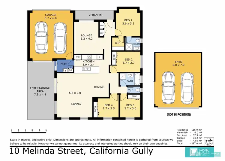 Floorplan of Homely house listing, 10 Melinda St, California Gully VIC 3556