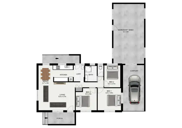 Floorplan of Homely house listing, 14 Stephen St, Ellen Grove QLD 4078