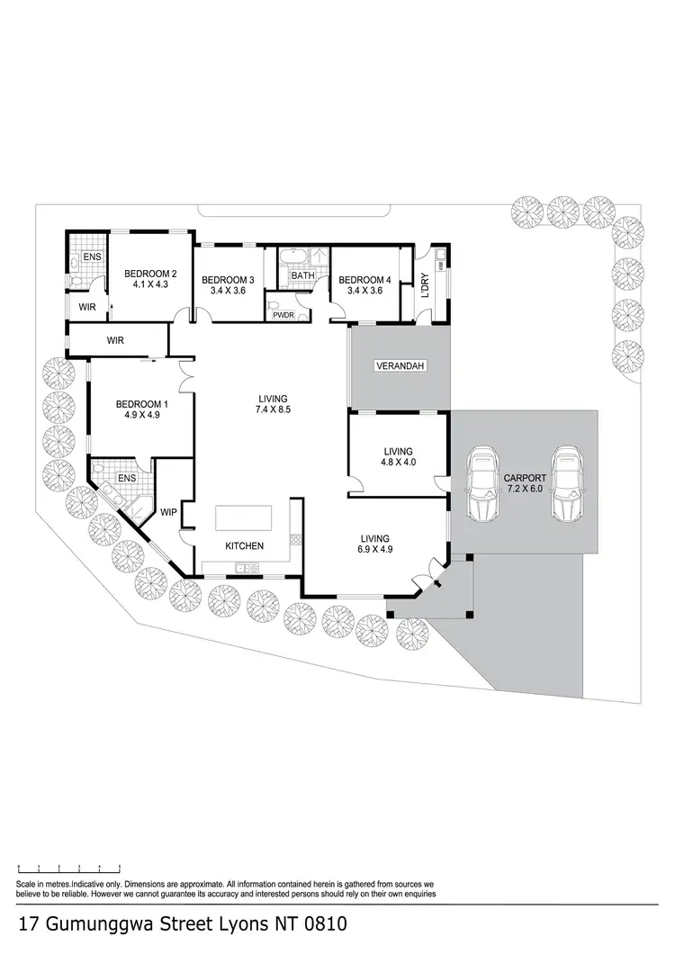 Floorplan of Homely house listing, 17 Gumunggwa Street, Lyons NT 810