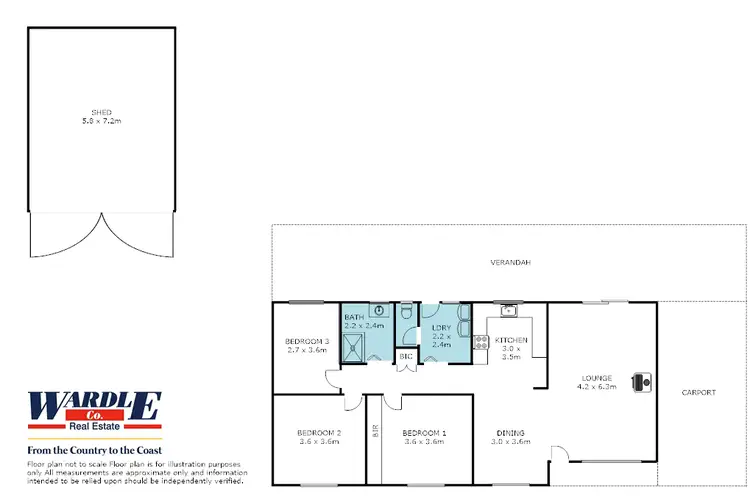 Floorplan of Homely house listing, 20 Hughes St, Laura SA 5480