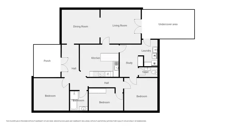 Floorplan of Homely house listing, 75 Wimmera St, Stawell VIC 3380