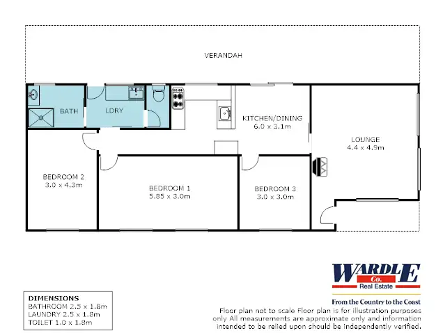 Floorplan of Homely house listing, 5 Moorhouse St, Redhill SA 5521