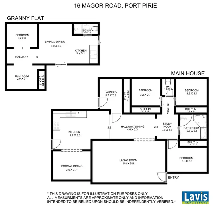 Floorplan of Homely house listing, 16 Magor Road, Port Pirie SA 5540