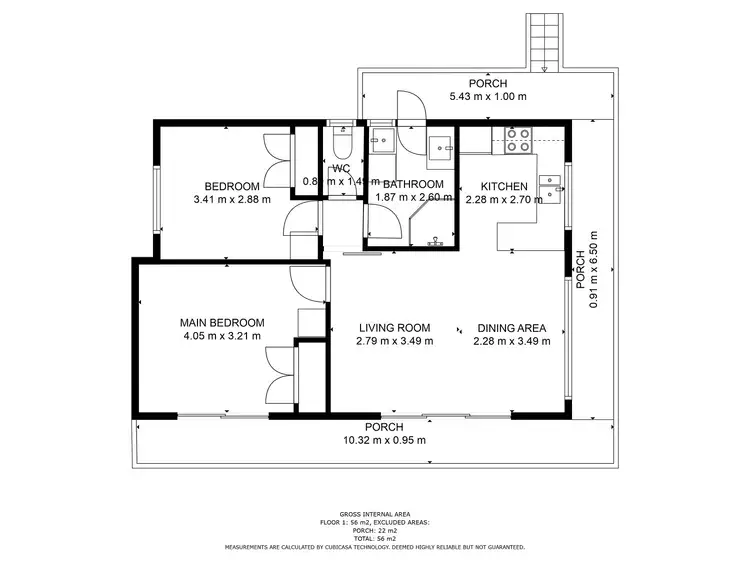Floorplan of Homely unit listing, Unit 7/12-14 Yule St, Eden NSW 2551
