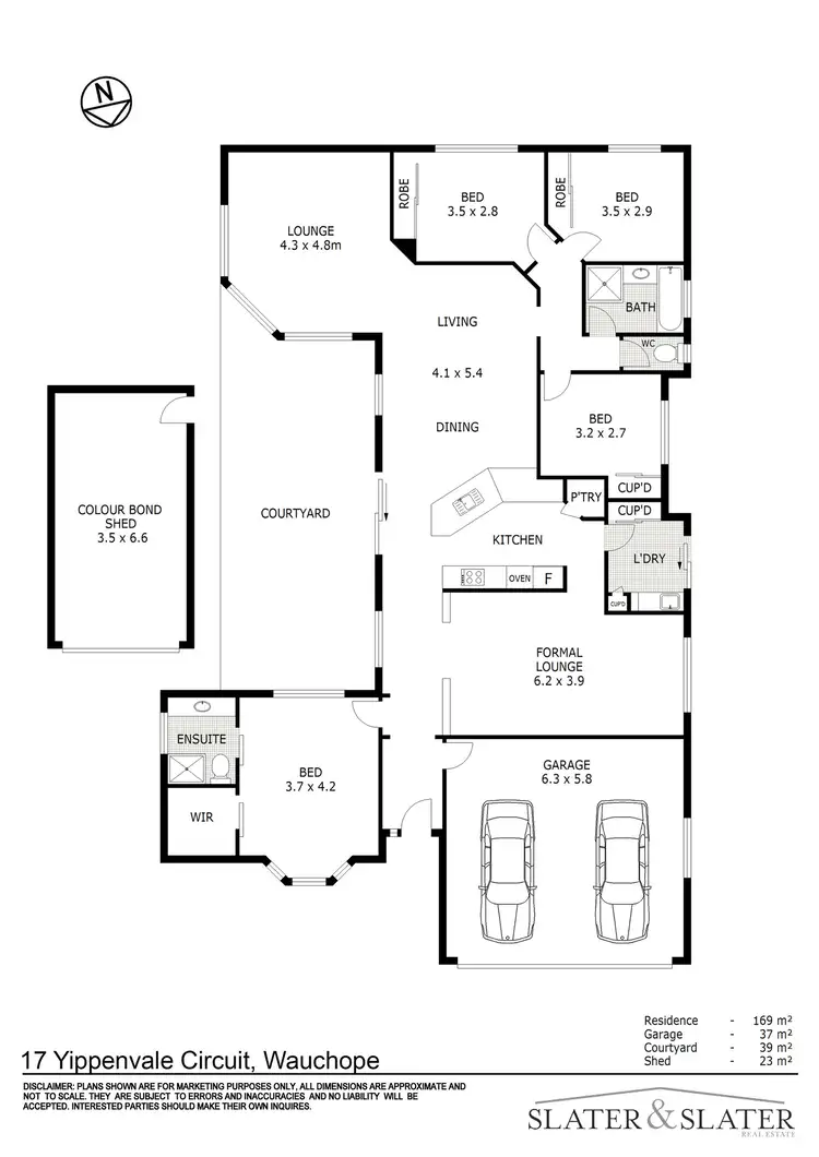 Floorplan of Homely house listing, 17 Yippenvale Circuit, Wauchope NSW 2446