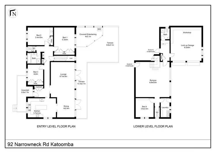 Floorplan of Homely house listing, 92 Narrow Neck Rd, Katoomba NSW 2780