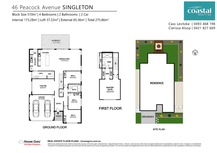 Floorplan of Homely house listing, 46 Peacock Ave, Singleton WA 6175