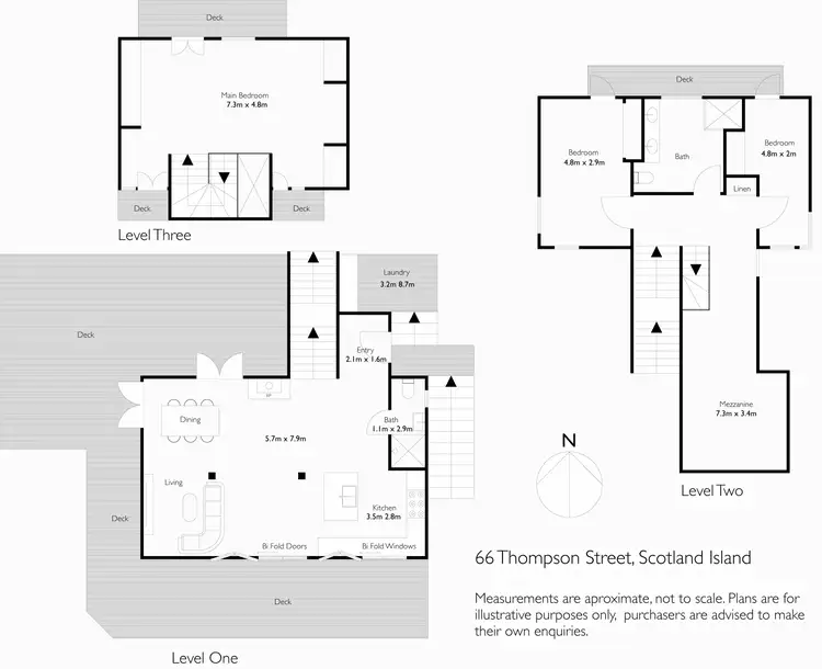 Floorplan of Homely house listing, 66 Thompson St, Scotland Island NSW 2105