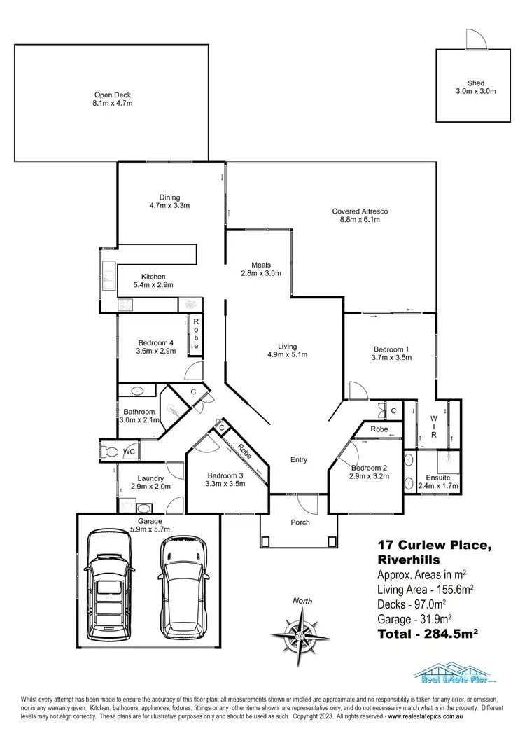 Floorplan of Homely house listing, 17 Curlew Pl, Riverhills QLD 4074