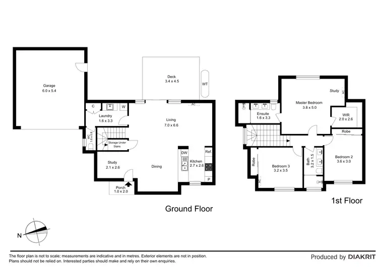 Floorplan of Homely townhouse listing, 2/18 Robson Avenue, Avondale Heights VIC 3034