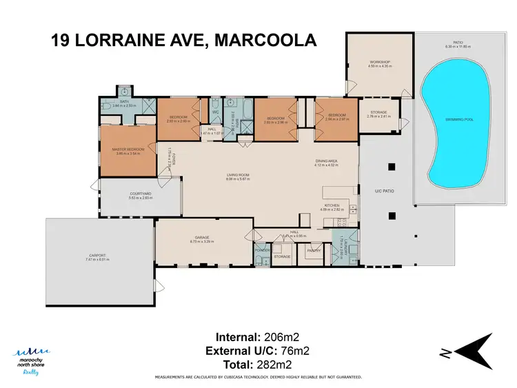 Floorplan of Homely house listing, 19 Lorraine Ave, Marcoola QLD 4564
