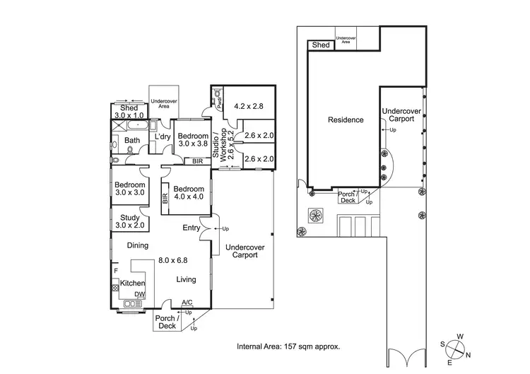 Floorplan of Homely townhouse listing, 2/31 Jean Street, Cheltenham VIC 3192