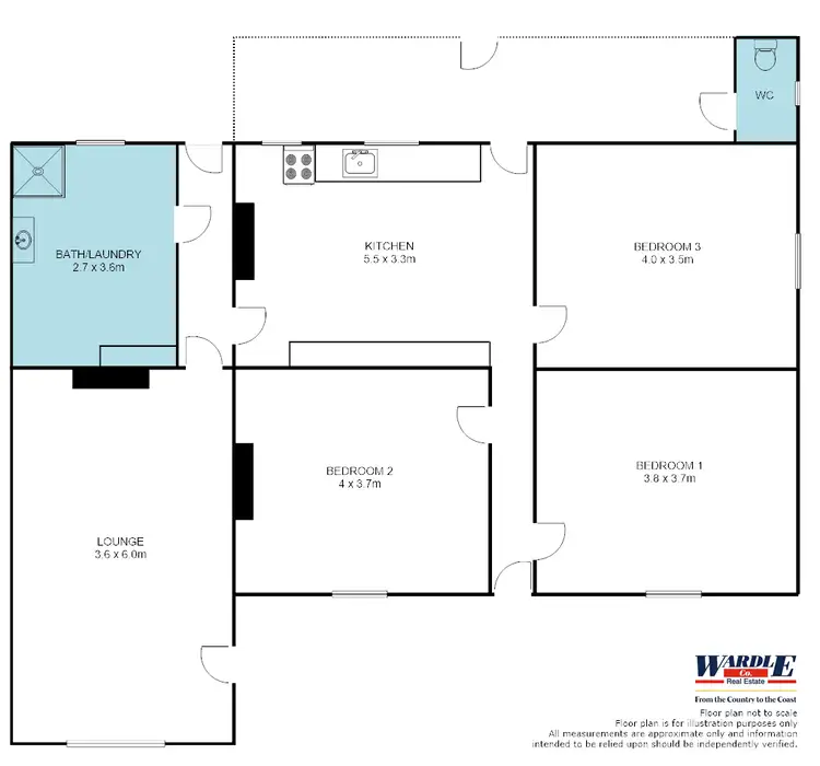 Floorplan of Homely house listing, 24 Wolfe St, Jamestown SA 5491