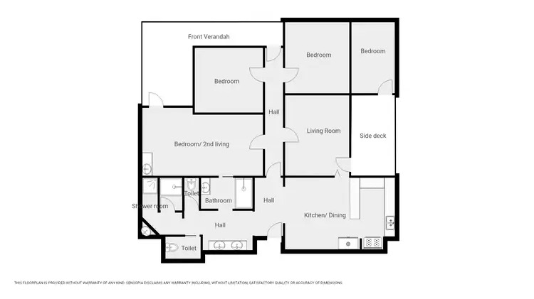 Floorplan of Homely house listing, 75-77 Grampians Rd, Halls Gap VIC 3381