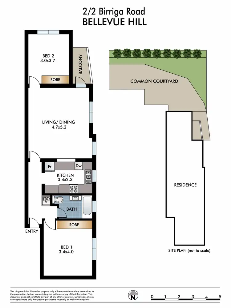 Floorplan of Homely apartment listing, 2/2 Birriga Rd, Bellevue Hill NSW 2023