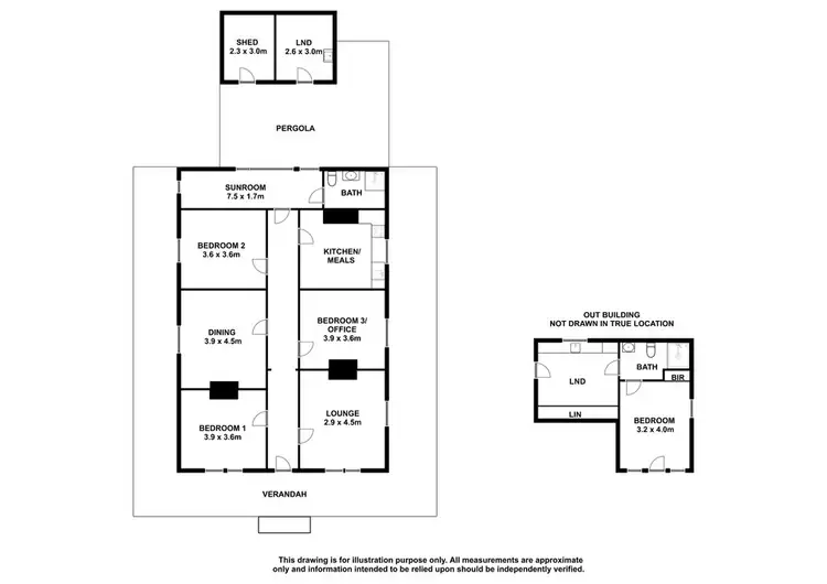 Floorplan of Homely rural property listing, 285 Plunkett Tce, Millicent SA 5280