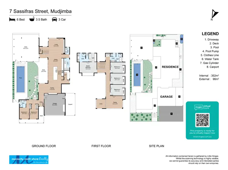 Floorplan of Homely house listing, 7 Sassifras St, Mudjimba QLD 4564