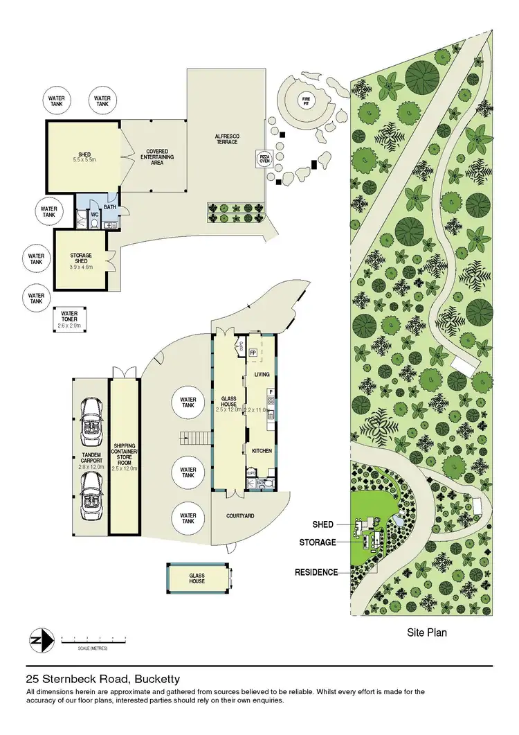 Floorplan of Homely rural property listing, 25 Sternbeck Rd, Bucketty NSW 2250