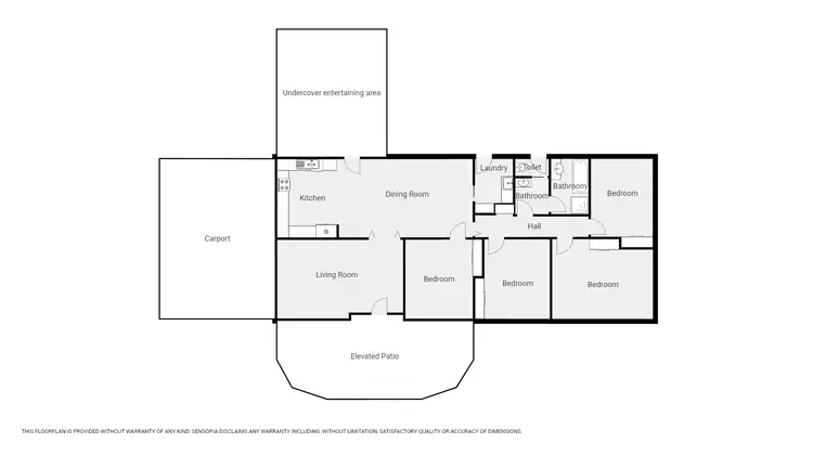 Floorplan of Homely house listing, 39 Moonlight St, Stawell VIC 3380