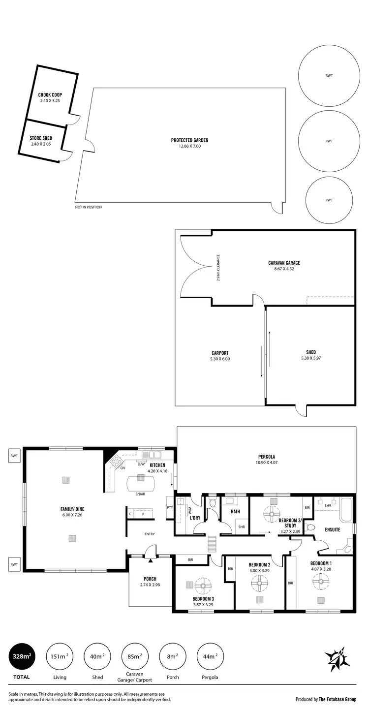 Floorplan of Homely house listing, 1 Bernhardt Cres, Hahndorf SA 5245